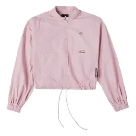 Küçük Logolu Günlük Gömlek Ceket Pembe Mor