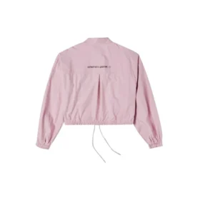 Küçük Logolu Günlük Gömlek Ceket Pembe Mor