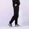 İşlemeli Yıldız Chevron Jogger FT Asya Bedenleri “Siyah”