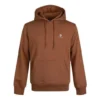 İşlemeli Yıldız Chevron Kapüşonlu Sweatshirt Asya Bedenleri “Kahverengi”