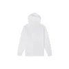 İşlemeli Yıldız Şeritli Kapüşonlu Sweatshirt Asya Bedenleri “Beyaz”