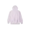 Logo Nakışlı Örgü Kapüşonlu Sweatshirt Mor