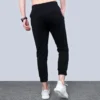 Logo Örgü Jogger Asya Bedenleri “Siyah”