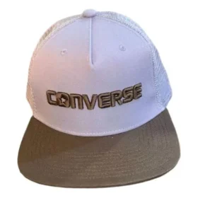 Logo Trucker Şapka “Beyaz Kahverengi”