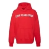 Love The Progress 2.0 Oversized Kapüşonlu Sweatshirt Asya Bedenleri “Kırmızı”