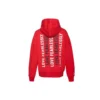 Love The Progress 2.0 Oversized Kapüşonlu Sweatshirt Asya Bedenleri “Kırmızı”