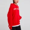 Love The Progress 2.0 Oversized Kapüşonlu Sweatshirt Asya Bedenleri “Kırmızı”