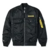 Military Pack Ma-1 Bomber Ceketler Asya Bedenleri “Siyah”