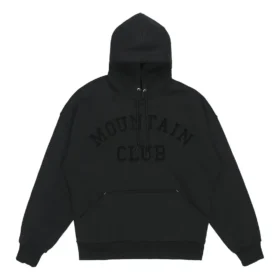 Mountain Club Hoodie Asya Bedenleri “Siyah”