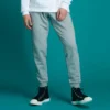 Nakışlı Yıldız Chevron Jogger FT Asya Bedenleri “Gri”