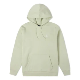 Nakışlı Yıldız Chevron Kapüşonlu Sweatshirt Asya Bedenleri “Yeşil”