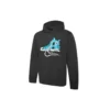 Novelty Sneaker Grafik Kapüşonlu Sweatshirt Asya Bedenleri “Siyah”