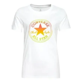 Ombre Chuck Patch Crew T-Shirt Asya Bedenleri “Beyaz Sarı”