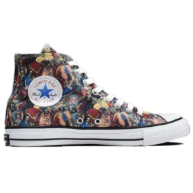 One Piece x Converse Chuck Taylor All Star 100 PT HI Kanvas Ayakkabı Çok Renkli