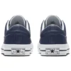 One Star Delikli Deri Düşük Bilekli Donanma Mavisi