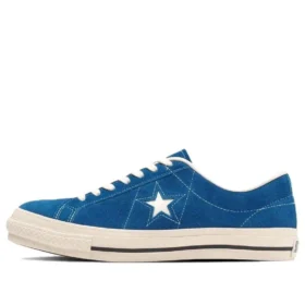 One Star J Süet “Mavi Beyaz”