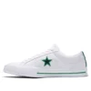 One Star Ox Deri Beyaz/Yeşil Orijinal Stil