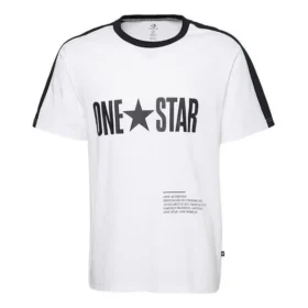 One Star Panel T-Shirt Asya Bedenleri “Beyaz”
