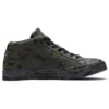 One Star Retro Mid Tops Kaykay Ayakkabıları Unisex Kamuflaj Yeşili