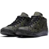 One Star Retro Mid Tops Kaykay Ayakkabıları Unisex Kamuflaj Yeşili