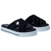 One Star Sandal Slip “Siyah Beyaz”