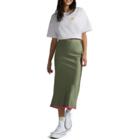 Oversized Çiçek Desenli Crew T-Shirt Asya Bedenleri “Beyaz”