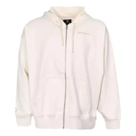 Oversized Tam Fermuarlı Kapüşonlu Sweatshirt Asya Bedenleri “Off White” Oversized Tam Fermuarlı Kapüşonlu Sweatshirt Asya Bedenleri “Off White”