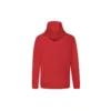 Parmak Harfli Kapüşonlu İpli Sweatshirt Kırmızı