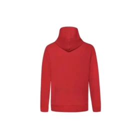 Parmak Harfli Kapüşonlu İpli Sweatshirt Kırmızı