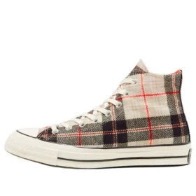 Plaid Chuck 1970s “Krem Beyazı Gri”