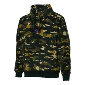Polar Fleece Archive Camo Funnel Top Sweatshirt Asya Bedenleri “Camo Green”