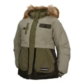 Premium Moda Orta Boy Aşağı Ceket Asya Bedenleri “Ordu Yeşili”
