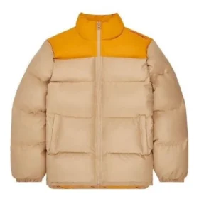 Puffer Kış Ceketleri Asya Bedenleri “Beige Tan”