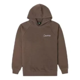Raglan Elevated Kapüşonlu Sweatshirt Asya Bedenleri “Kahverengi”