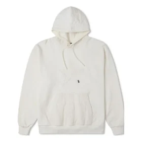 Rahat Utility Kapüşonlu Sweatshirt Asya Bedenleri “Beyaz”