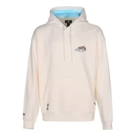 Rainbow Cloud Grafik Kapüşonlu Sweatshirt Asya Bedenleri “Egret”