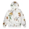 Real Tree Çift Taraflı Ceket Yaprak Desenli Asya Bedenleri “Casual White”