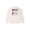 Renew Grafikli Bisiklet Yaka Sweatshirt Asya Bedenleri “Silt Red”