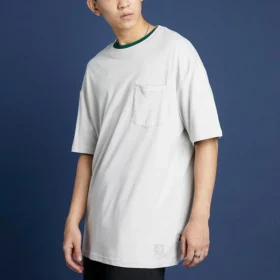 Renew Oversized Crew Neck Pocket T-Shirt Asya Bedenleri “Beige”