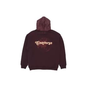 Renew Retro Kapüşonlu Sweatshirt Asya Bedenleri “Bordo”