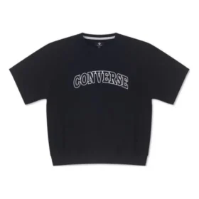 Retro Chuck Crew Tişört Asya Bedenleri “Siyah”