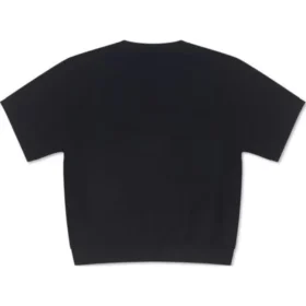 Retro Chuck Crew Tişört Asya Bedenleri “Siyah”