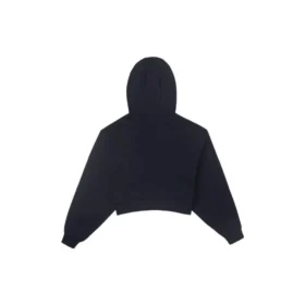 Retro Chuck Tam Fermuarlı Kapüşonlu Sweatshirt Asya Bedenleri “Siyah”