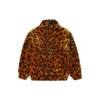 Retro Leopar Desenli Bol Ceket Çift Stili Asya Bedenleri “Kahverengi”