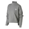 Örgü Mock Neck Sweatshirt Asya Bedenleri “Gri”
