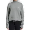 Örgü Mock Neck Sweatshirt Asya Bedenleri “Gri”