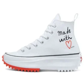 Run Star Hike High “Made With Love – Beyaz”