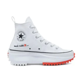Run Star Hike High “Made With Love – Beyaz”