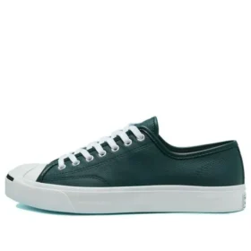 Sezonluk Renkli Deri Jack Purcell “Yeşil Beyaz”