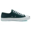 Sezonluk Renkli Deri Jack Purcell “Yeşil Beyaz”